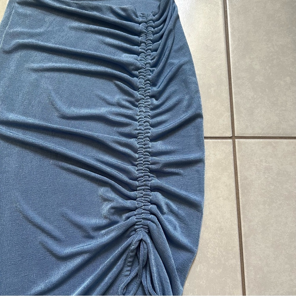 JLUXLABEL Slate Hanna Slinky Skirt - Picture 2 of 5